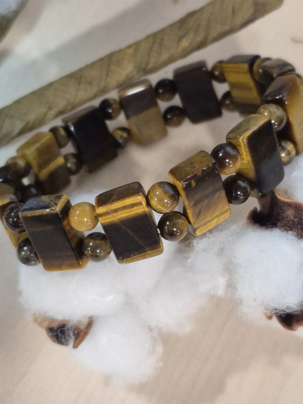 🤎🤎NEW🤎🤎 PRETTY!! Natural Stone TIGERS EYE Stretch Bracelet